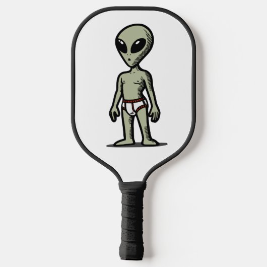 Alien Pants Pickleball Schläger (Rückseite)