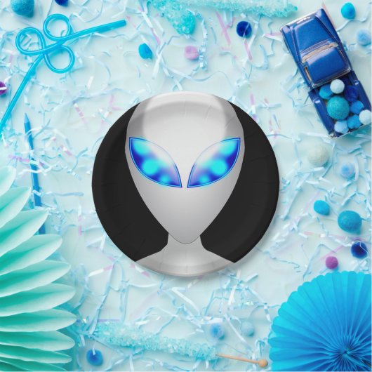 Alien-PapierTeller Pappteller (Party)