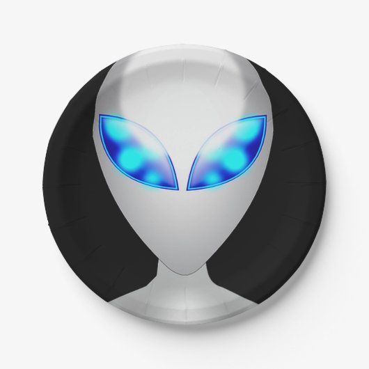 Alien-PapierTeller Pappteller (Vorderseite)