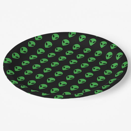 Alien Pappteller (Schrägansicht)
