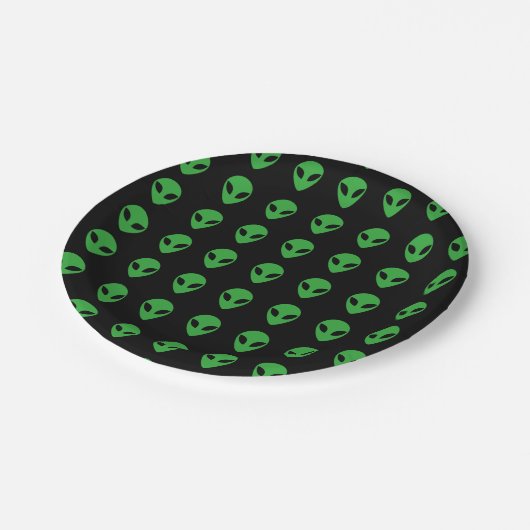 Alien Pappteller (Schrägansicht)