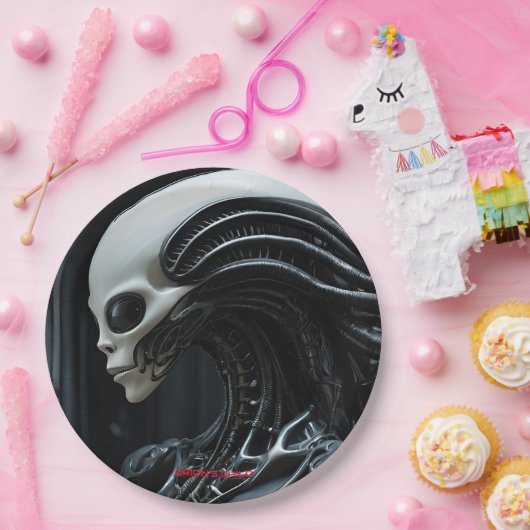 Alien Pappteller (Party)