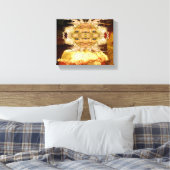 Alien Party Leinwanddruck (Insitu (Schlafzimmer))