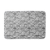 Alien Pattern Badematte (Vorderseite)