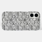 Alien Pattern Phone Case (Rückseite (Horizontal))