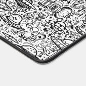 Alien Pattern Schreibtischunterlage (Ecke)