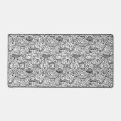 Alien Pattern Schreibtischunterlage (Vorderseite)