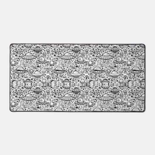 Alien Pattern Schreibtischunterlage (Vorderseite)