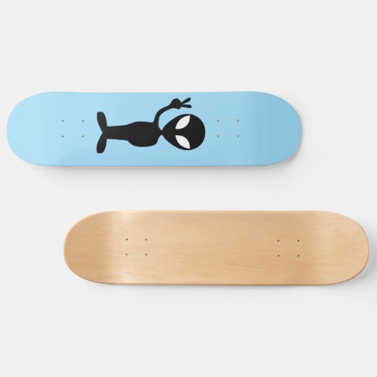 ALIEN PEACE Skateboard (Horizontal)