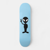 ALIEN PEACE Skateboard (Vorderseite)