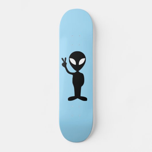 ALIEN PEACE Skateboard (Vorderseite)