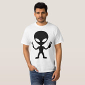 alien peace T-Shirt (Vorne ganz)