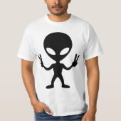 alien peace T-Shirt (Vorderseite)