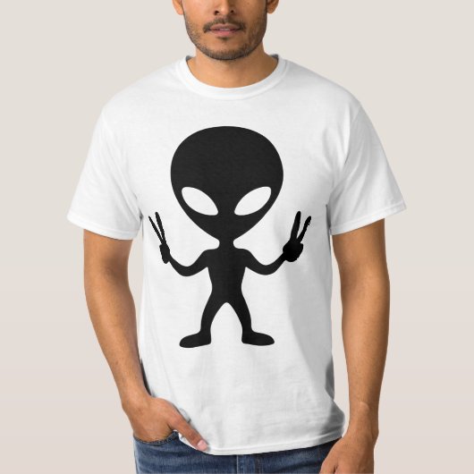 alien peace T-Shirt (Vorderseite)