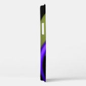 ALIEN PEARL MONOGRAM Lila Green Abstrakt Case-Mate iPhone Hülle (Rückseite / Rechts)