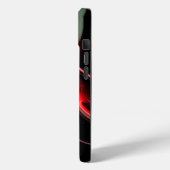 ALIEN PEARL MONOGRAM Wirbel des Roten grünen Frakt Case-Mate iPhone Hülle (Rückseite / Links)