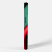 ALIEN PEARL MONOGRAM Wirbel des Roten grünen Frakt Case-Mate iPhone Hülle (Rückseite / Rechts)