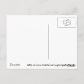 Alien Pee Burns Postkarte (Rückseite)