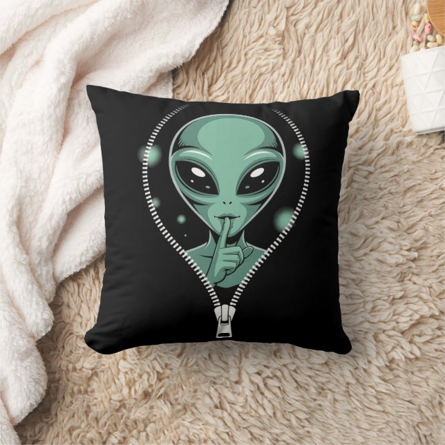 Alien Peeping Kissen (Decke)