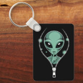 Alien Peeping Schlüsselanhänger (Vorderseite)