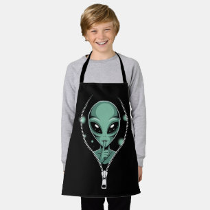 Alien Peeping Schürze