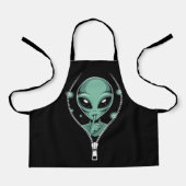 Alien Peeping Schürze (Vorderseite)