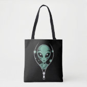 Alien Peeping Tasche (Vorderseite)