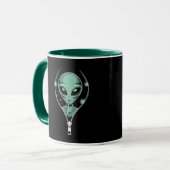 Alien Peeping Tasse (Vorderseite Links)