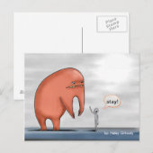 Alien & Pet Monster - Postkarte (Vorne/Hinten)