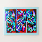 Alien Pflanze Art Puzzle (Horizontal)