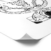 Alien: Phantastische galaktische Strangerfarben Poster (Ecke)