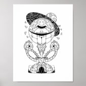 Alien: Phantastische galaktische Strangerfarben Poster (Vorne)