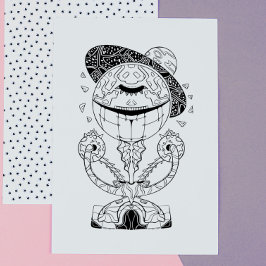 Alien: Phantastische galaktische Strangerfarben Poster