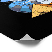 Alien Pharaoh Ägypten Tutankhamun Ancient Annunaki Poster (Ecke)