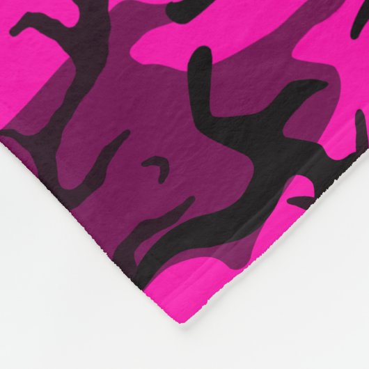 Alien Pink Camouflage Blanket Fleecedecke (Ecke)