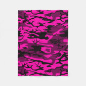 Alien Pink Camouflage Blanket Fleecedecke (Vorderseite)