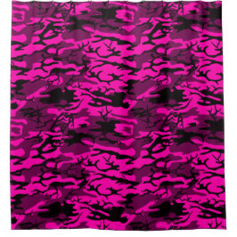 Alien Pink Camouflage Duschvorhang