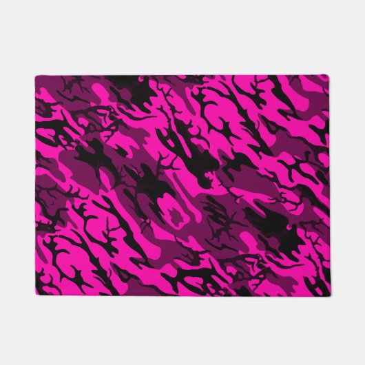 Alien Pink Camouflage Fußmatte (Vorderseite)