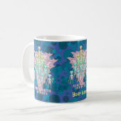 Alien Pink Erdinvasion Kaffeetasse (Vorderseite Links)