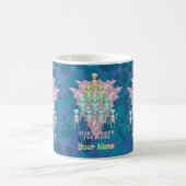 Alien Pink Erdinvasion Kaffeetasse (Mittel)