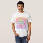 Alien Pink Erdinvasion T-Shirt (Vorne ganz)