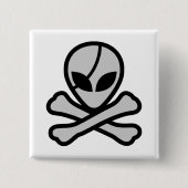 Alien Pirate Button (Vorderseite)