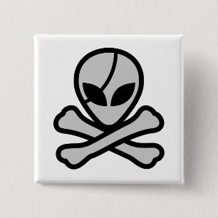 Alien Pirate Button