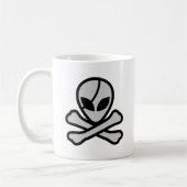 Alien Pirate Kaffeetasse (Links)