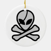Alien Pirate Keramik Ornament (Hinten)