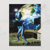 Alien Pirate Postkarte (Vorderseite)