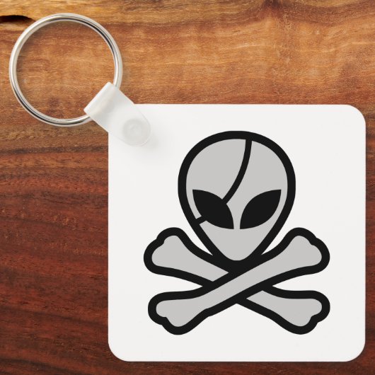 Alien Pirate Schlüsselanhänger (Vorderseite)