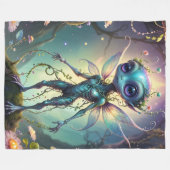Alien Pixie 02 Fleece Blanket (Vorderseite (Horizontal))