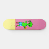 Alien-Pizza durch @TheAstroBoss Skateboard (Horizontal)
