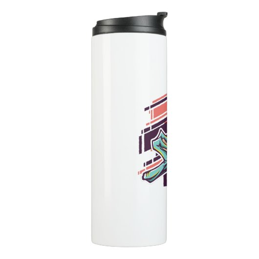 Alien Pizza Thermosbecher (Nach links gedreht)